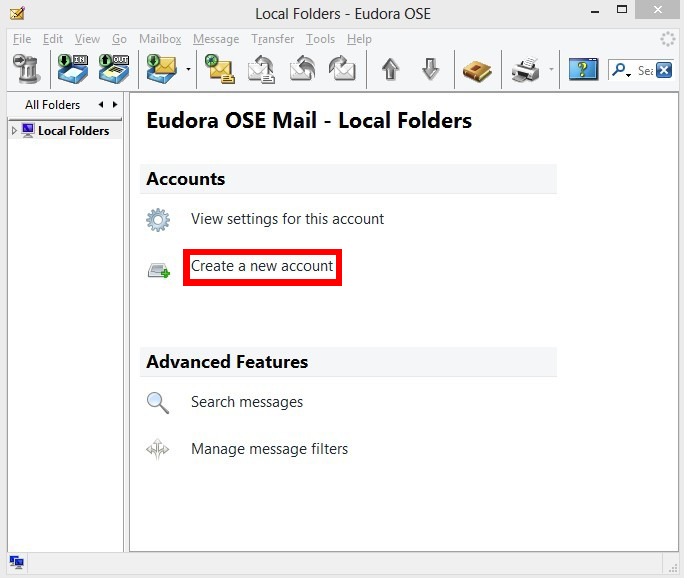 Eudora Mail Client for Windows Configuration